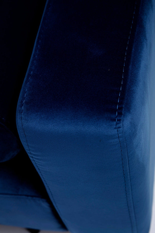 Asir Divano Letto 3 posti in velluto Derry Blu