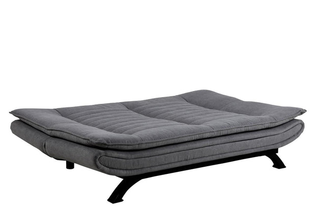 Actona Divano Letto 3 posti in velluto Faith Grigio