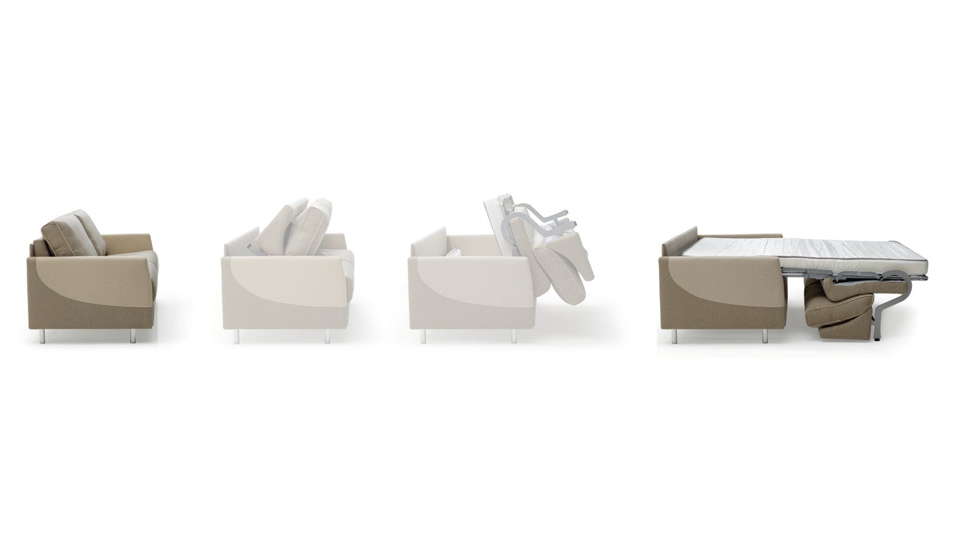 LeComfort Divano Letto 3 posti Malvi Beige