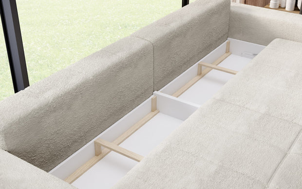 Wersal Divano Letto 3 posti Mindelis Crema
