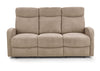 Halmar Divano Reclinabile a 3 posti in tessuto Osmond 3S Beige
