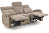 Halmar Divano Reclinabile a 3 posti in tessuto Osmond 3S Beige