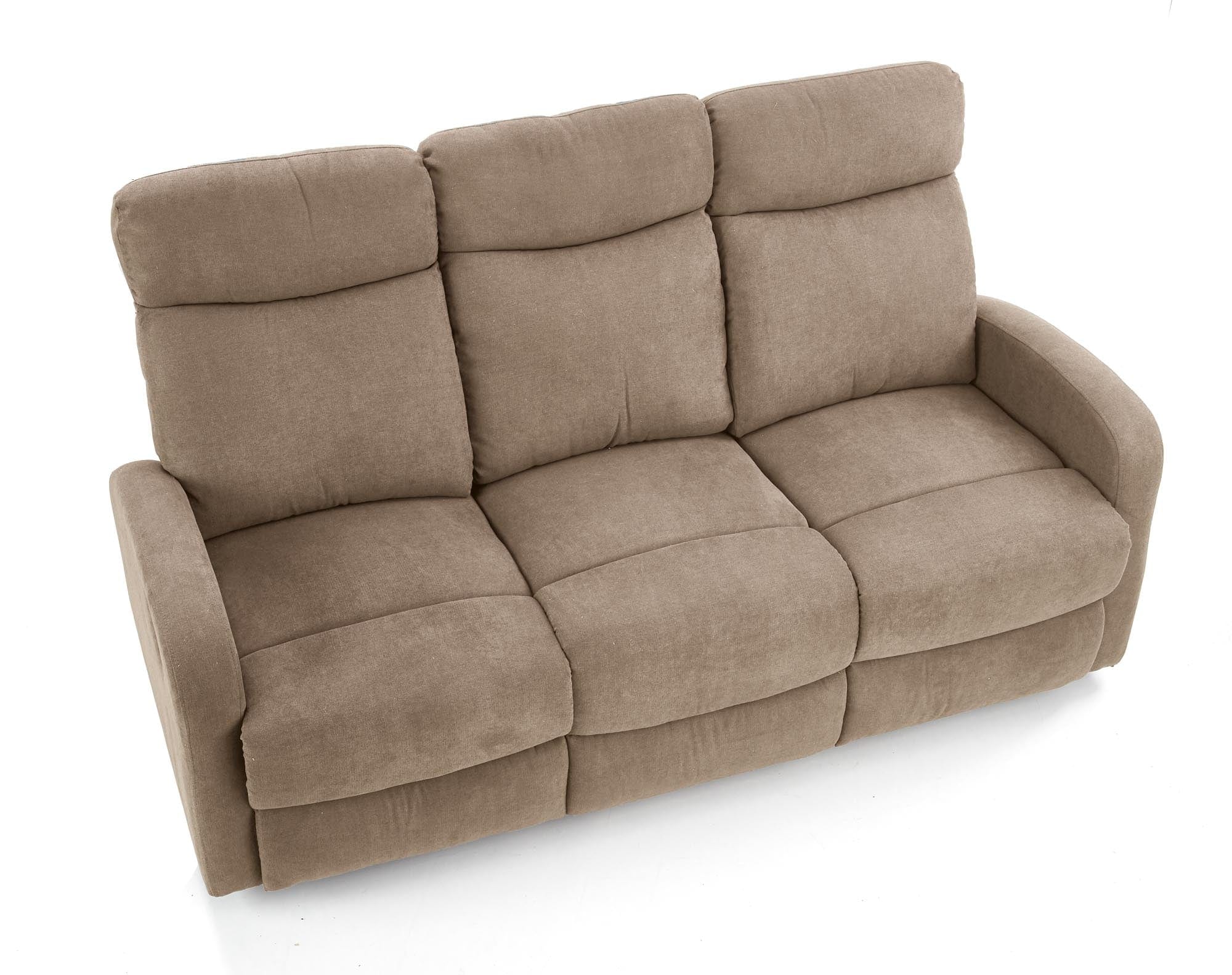 Halmar Divano Reclinabile a 3 posti in tessuto Osmond 3S Beige