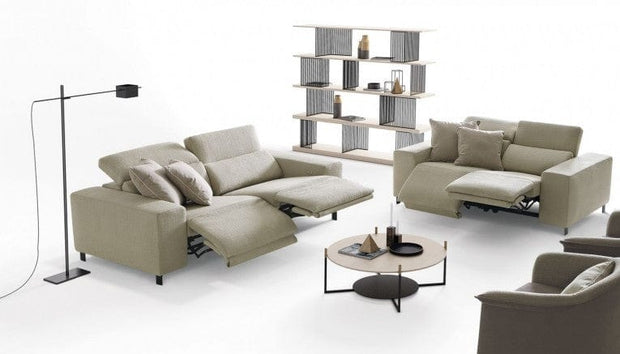 LeComfort Divano relax elettrico 2 posti Sebian Beige