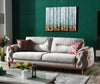 Serhat Divano rivestito in tessuto, 3 posti, con funzione letto per 1 persona Zenit Grey K1, l248xL96xH85 cm