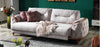 Serhat Divano rivestito in tessuto, 3 posti, con funzione letto per 1 persona Zenit Grey K1, l248xL96xH85 cm