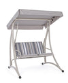 Bizzotto Dondolo da giardino 2 posti Grely Avory Multicolore