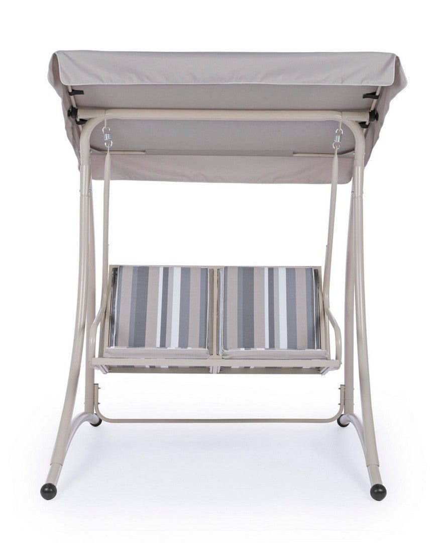 Bizzotto Dondolo da giardino 2 posti Grely Avory Multicolore