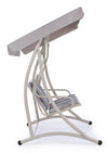 Bizzotto Dondolo da giardino 2 posti Grely Avory Multicolore