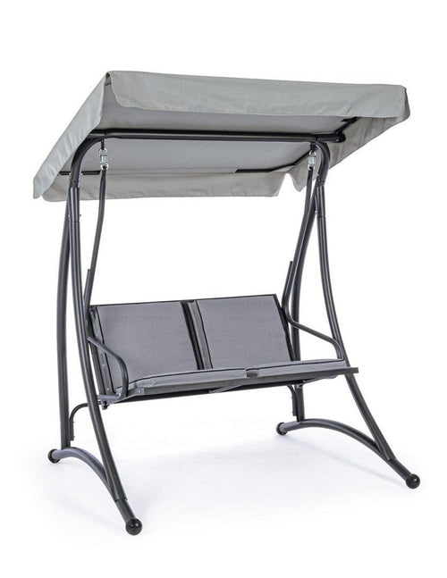 Bizzotto Dondolo da giardino 2 posti Grely Grigio