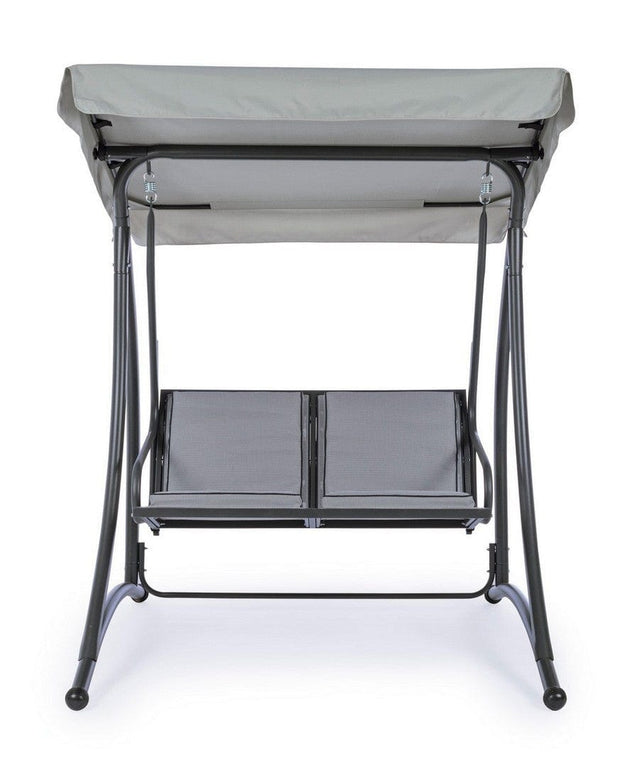 Bizzotto Dondolo da giardino 2 posti Grely Grigio