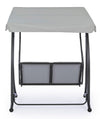 Bizzotto Dondolo da giardino 2 posti Grely Grigio