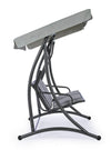 Bizzotto Dondolo da giardino 2 posti Grely Grigio