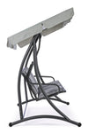Bizzotto Dondolo da giardino 3 posti Grely Grigio