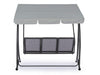 Bizzotto Dondolo da giardino 3 posti Grely Grigio