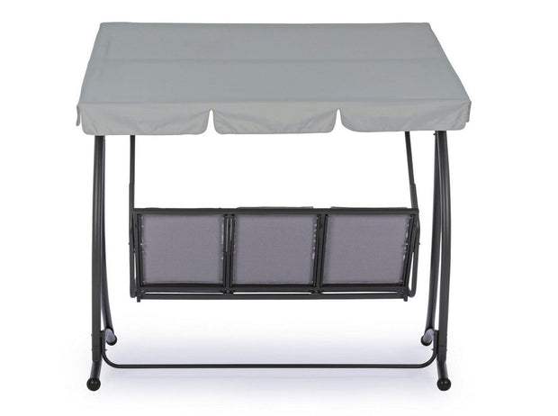 Bizzotto Dondolo da giardino 3 posti Grely Grigio