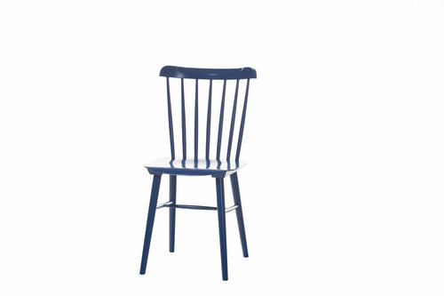 Ton Ironica Sedia in legno di faggio blu, l44xL47,5xH84,5 cm