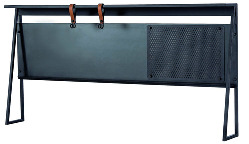 Lavagna multifunzionale per giovani in metallo scuro nero/grafite, l134xl16xh66 cm (1)