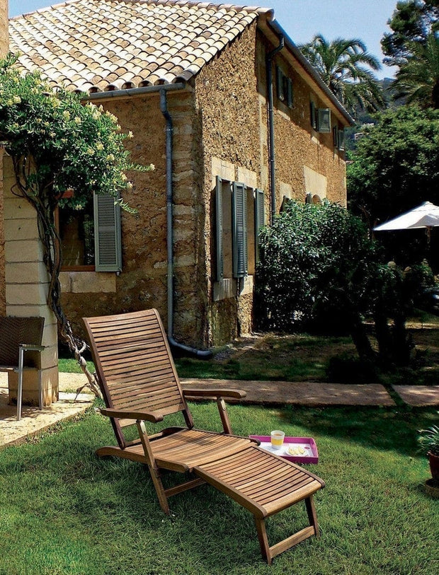 Lettino da giardino Noemi A Naturale (1)