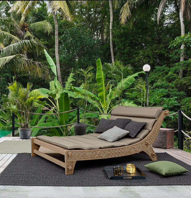 Lettino da giardino Sanur Naturale (2)