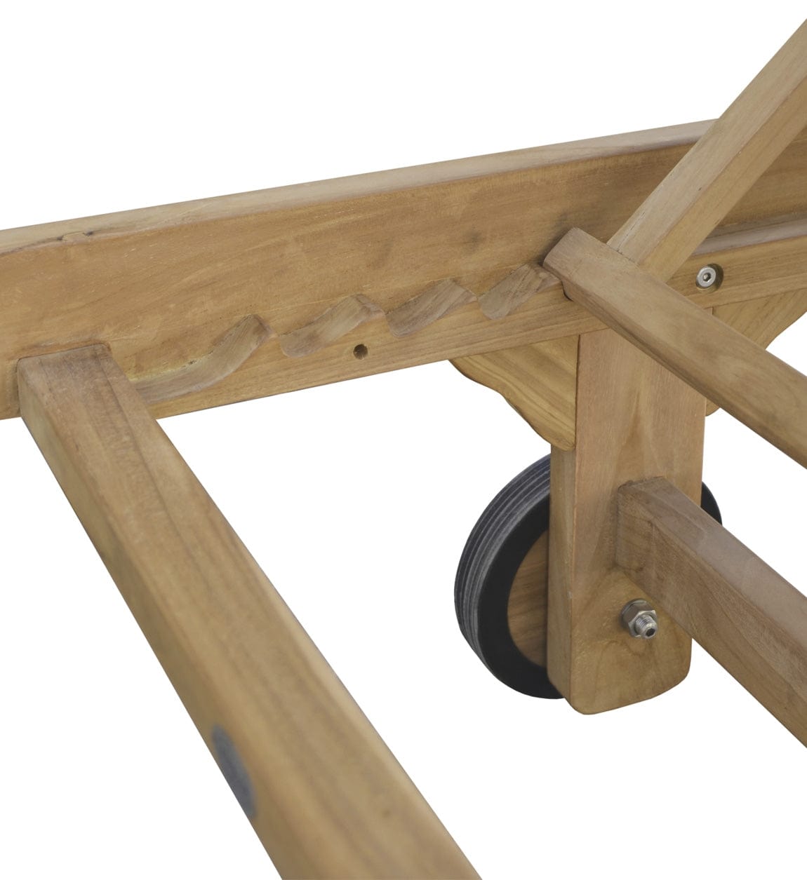 Lettino da giardino Screen Wheels Grigio (3)