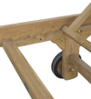 Lettino da giardino Screen Wheels Grigio (3)