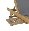 Lettino da giardino Screen Wheels Grigio (4)