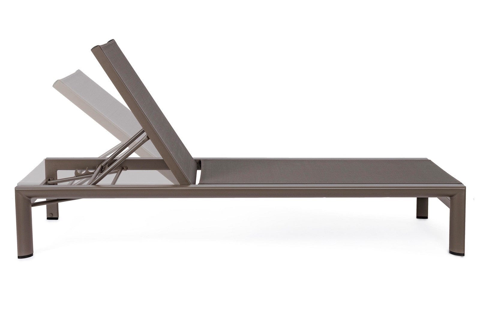 Bizzotto Lettino da giardino Skipper New Marrone