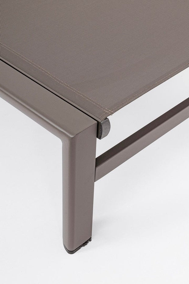 Bizzotto Lettino da giardino Skipper New Marrone