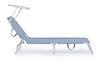Lettino pieghevole da giardino Cross Beach Blu (1)