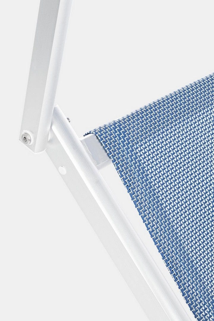 Lettino pieghevole da giardino Cross Blu (6)