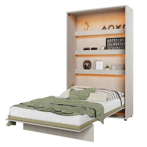 Letto a Scomparsa per bambini/adolescenti con meccanismo pneumatico Concept Junior Verticale Grigio, 120 x 200 cm