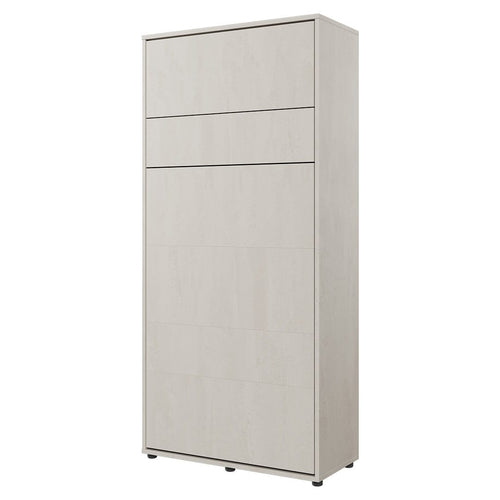 Letto a Scomparsa per bambini/adolescenti con meccanismo pneumatico Concept Junior Verticale Grigio, 90 x 200 cm