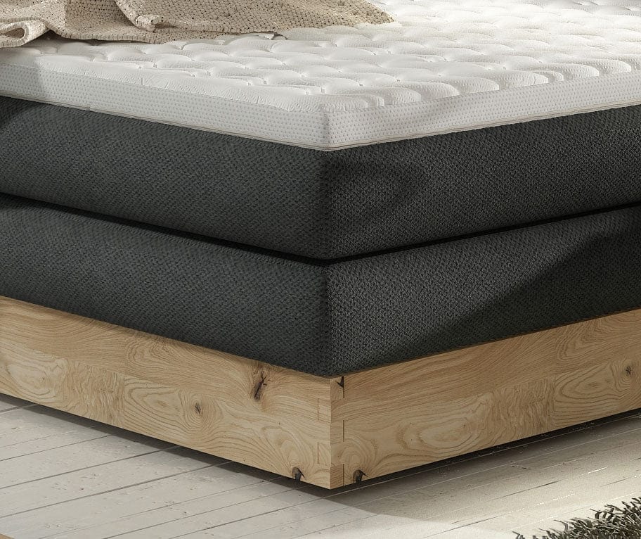 Letto Boxspring con contenitore Diorissimo Legno Grigio (4)