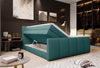 Letto Boxspring con contenitore Frescole Turchese (1)