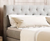 Letto Boxspring con contenitore Gondole Grigio (5)