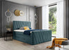 Letto Boxspring con contenitore in velluto Candys (1)