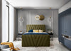 Letto Boxspring con contenitore in velluto Candys Verde (1)
