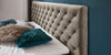 Letto Boxspring con contenitore in velluto Lauria Cappuccino (7)
