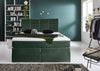 Letto Boxspring con contenitore in velluto Meran Verde (1)