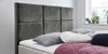 Letto Boxspring con contenitore in velluto York Antracite (7)