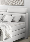Letto Boxspring con contenitore Kanole Grigio (5)