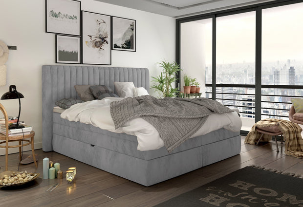 Letto Boxspring con contenitore Mina Grigio & WRSLPL-PAT-MINOLA-BOXSPRING-MONOLITH-84