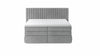 Letto Boxspring con contenitore Mina Grigio (2)
