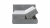 Letto Boxspring con contenitore Mina Grigio (3)