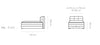 Letto Boxspring con contenitore Ritalis Grigio (6)