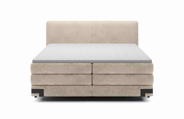 Letto Boxspring con contenitore Valentis Crema (4)