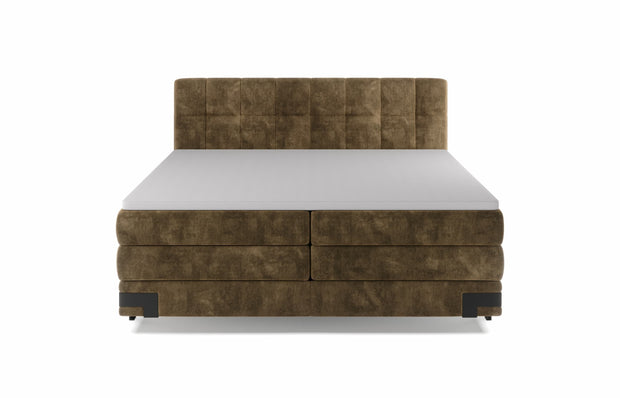 Letto Boxspring con contenitore Vianis Verde (6)