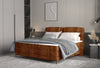 Letto Boxspring con regolabile mediante telecomando Waves Ruggine (2)