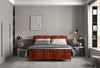 Letto Boxspring con regolabile mediante telecomando Waves Ruggine (4)